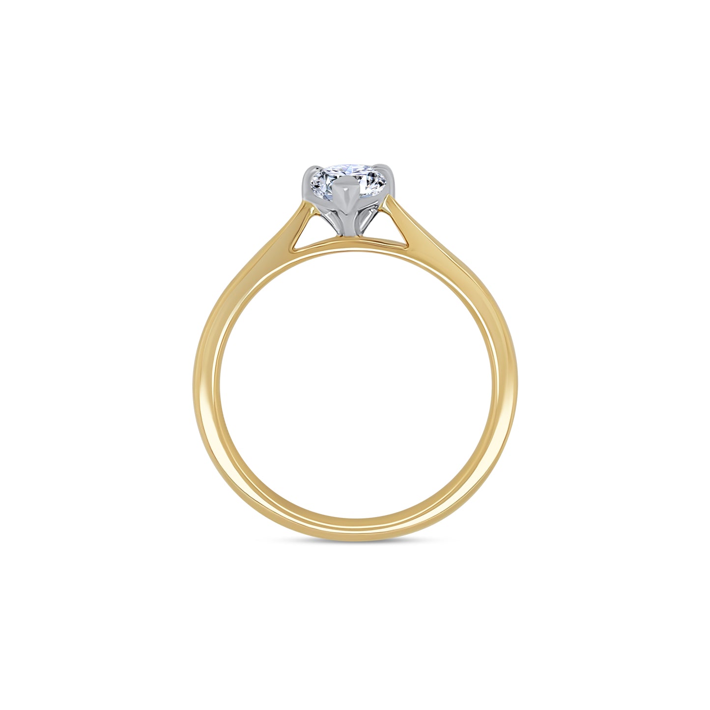 18ct Yellow Gold Solitaire Marquise Diamond Ring, 0.70ct