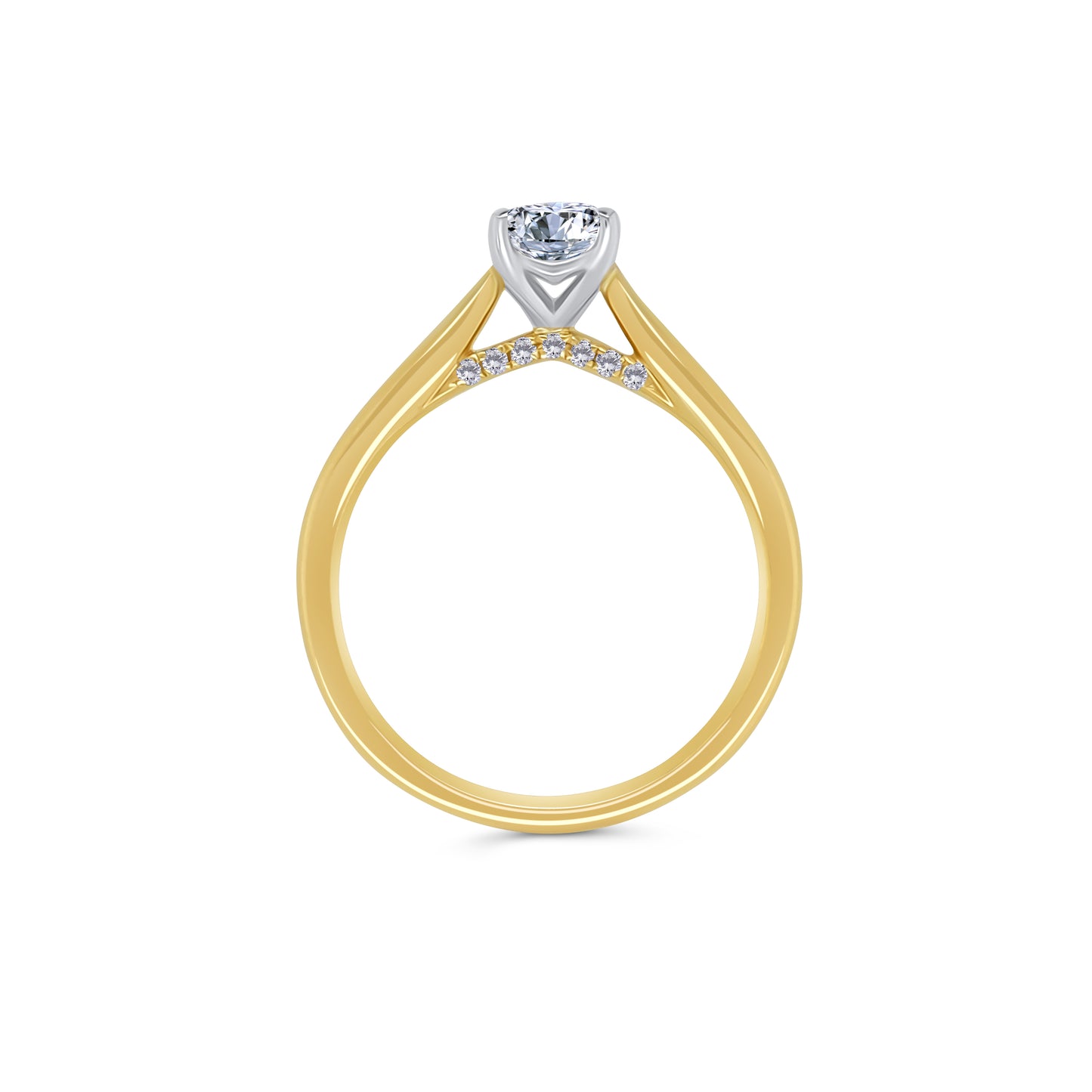 18ct Yellow Gold Solitaire Oval Diamond Ring, 0.70ct