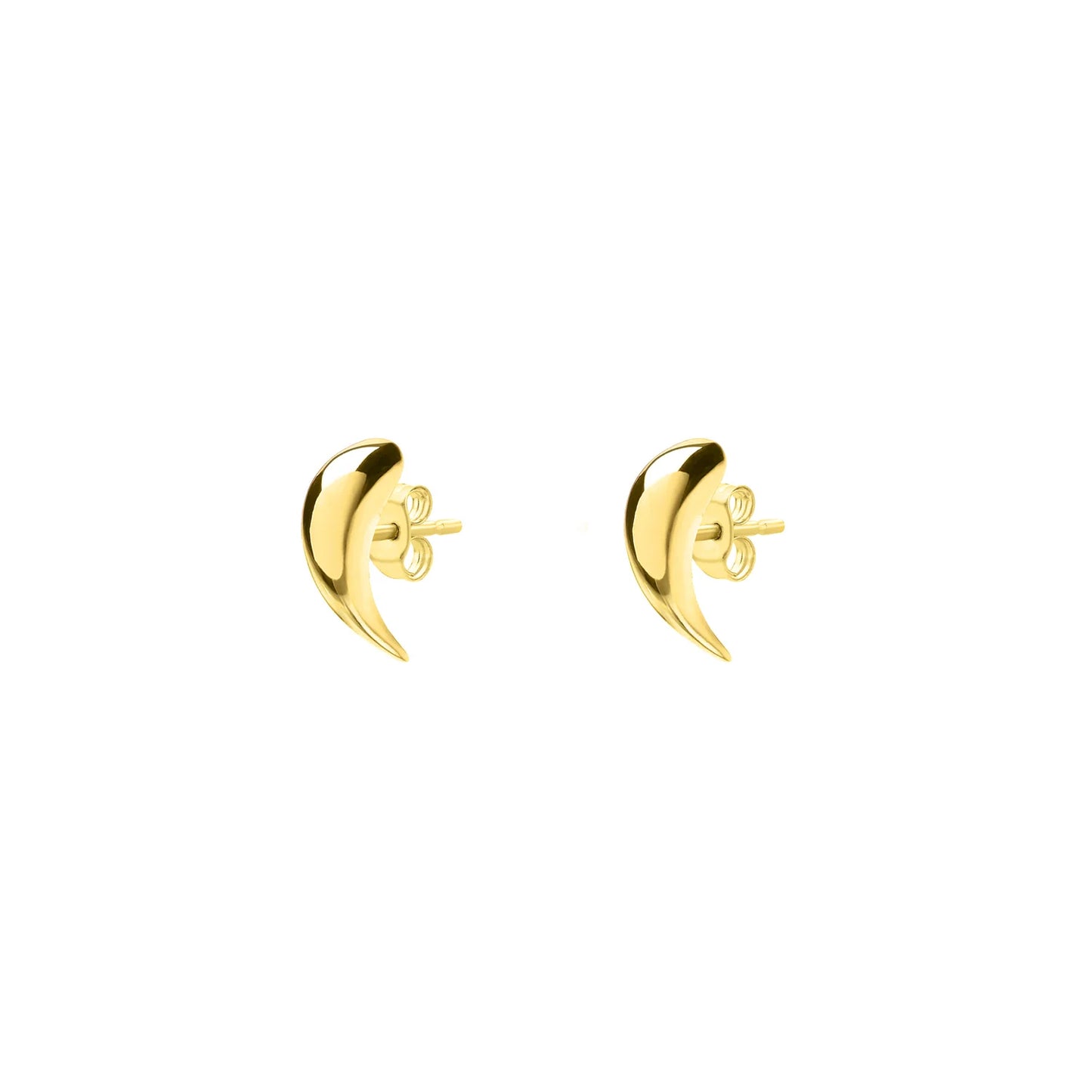 9ct Yellow Gold Tear Drop Stud Earrings