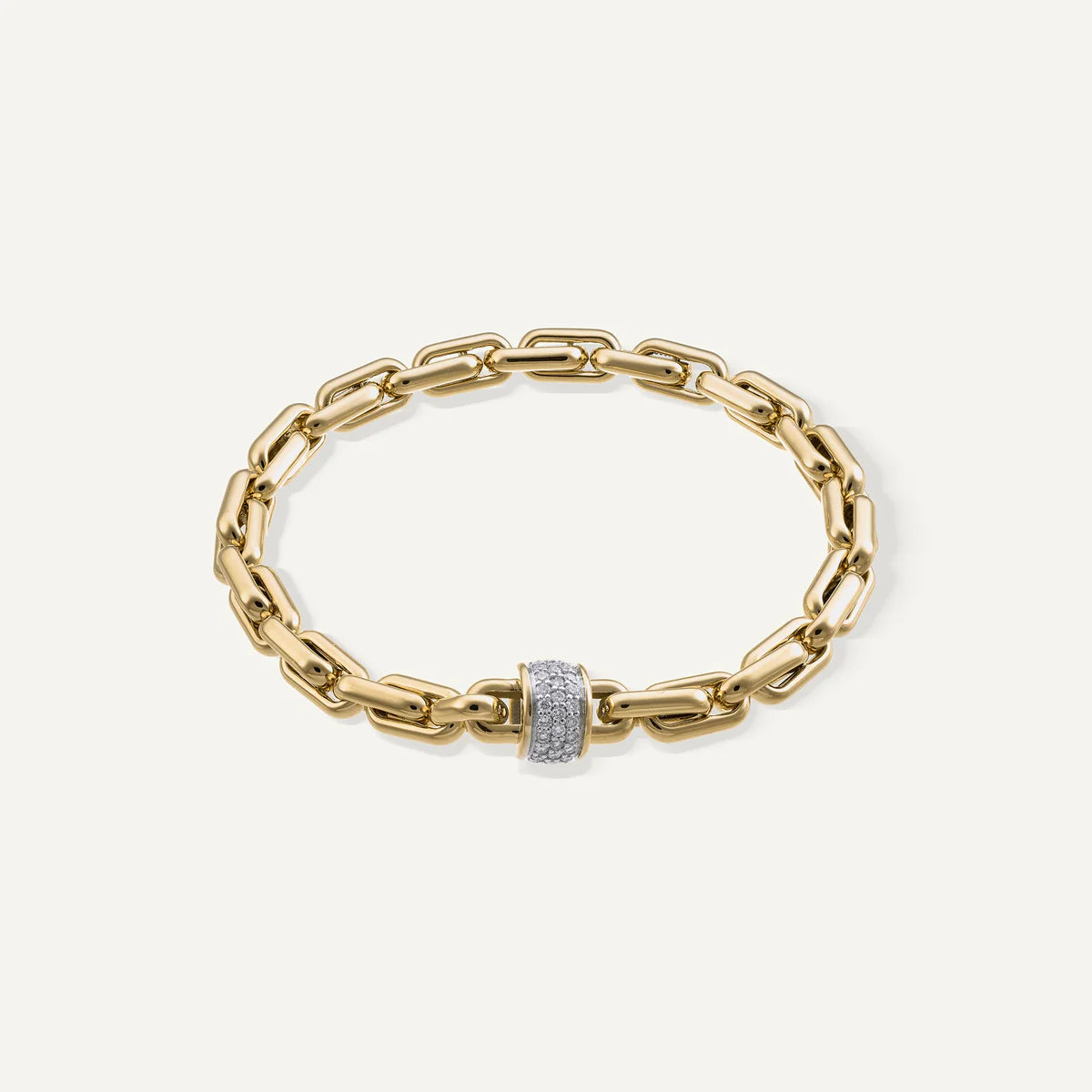 Chimento 18ct Yellow Gold Diamond Link Bracelet, 0.57ct