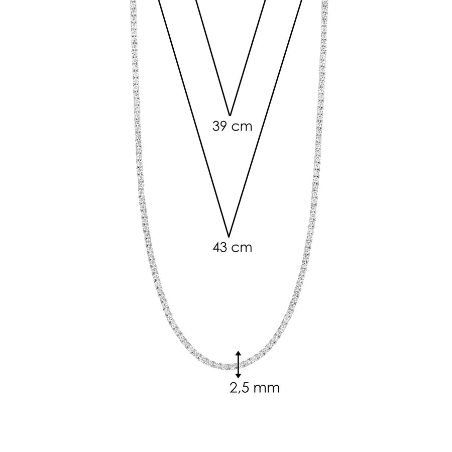 Ti Sento - Milano Necklace 3992ZI