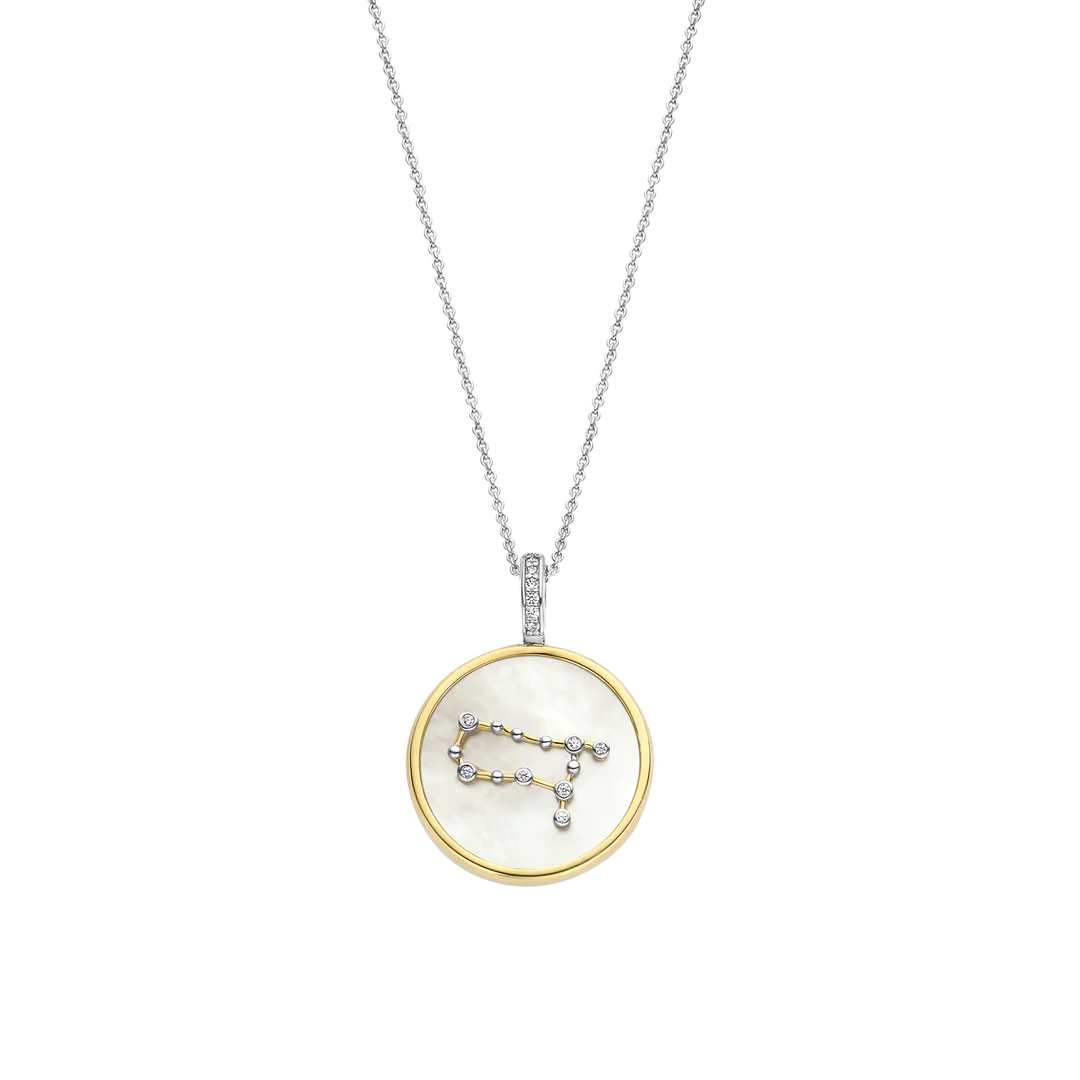 Ti Sento - Zodiac Gemini Mother of Pearl Necklace 6826GE