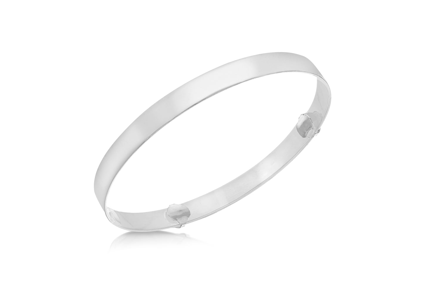 Sterling Silver 3mm Polished Baby Bangle