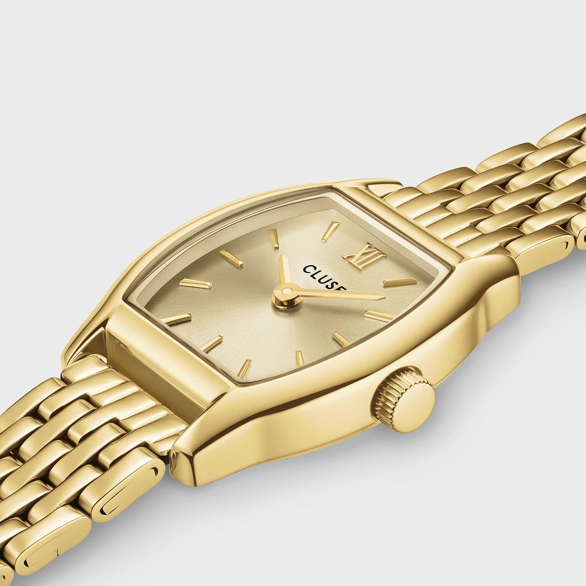 Cluse 19.5mm Tonnette Mini Yellow Gold Colour Bracelet Watch