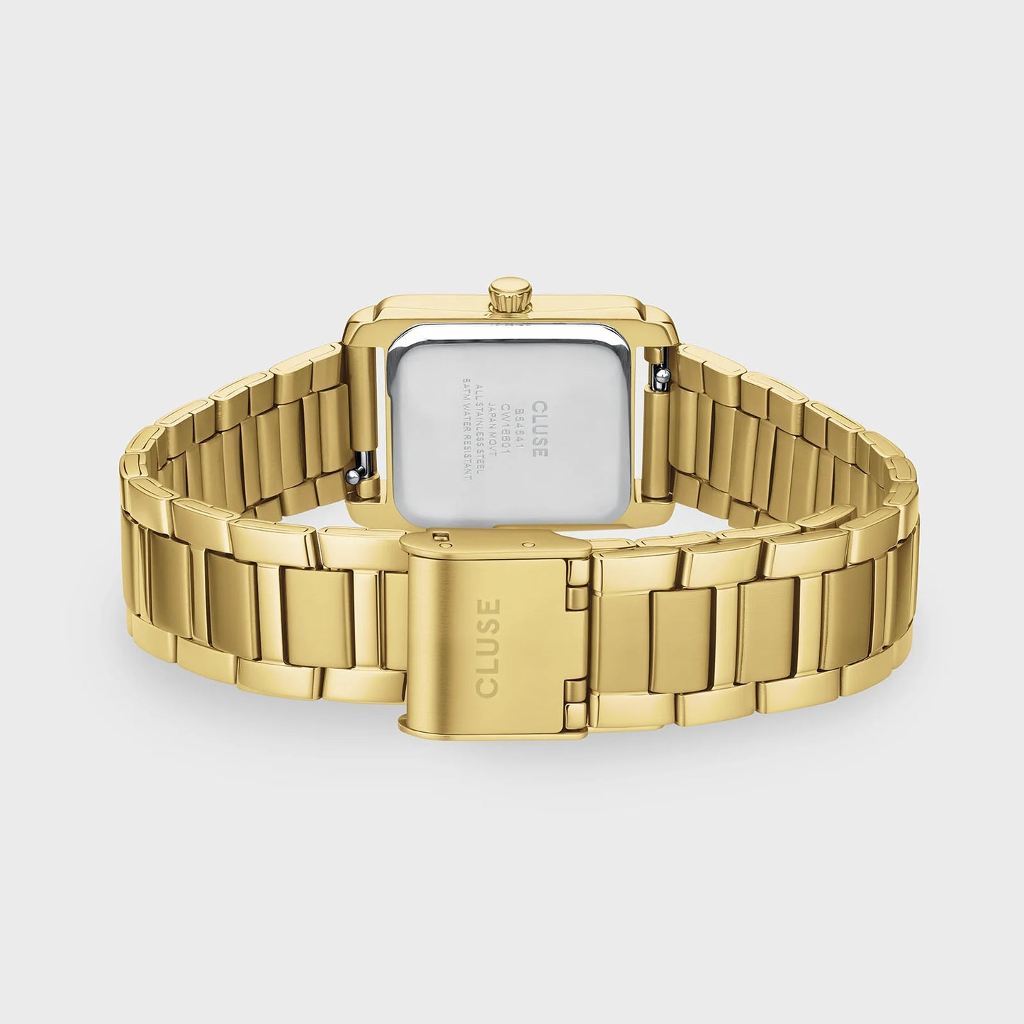 Cluse 22mm Anglée White Dial Yellow Gold Tone Watch