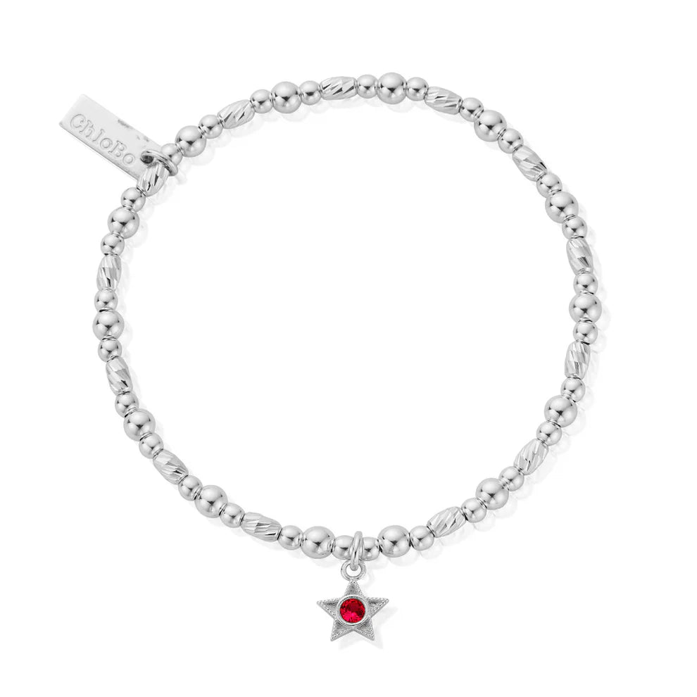 ChloBo Sterling Silver January Birthstone Bracelet