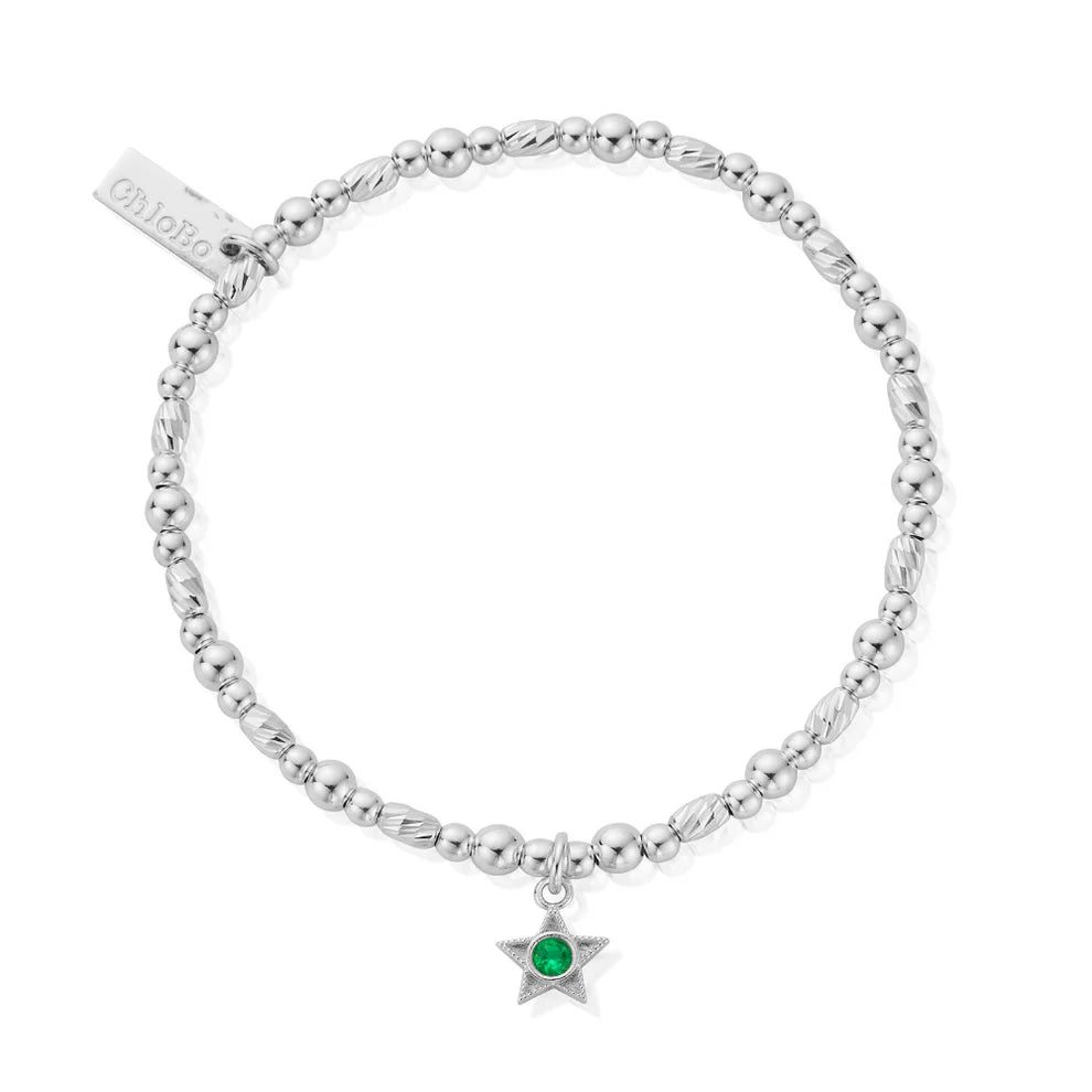ChloBo Sterling Silver May Birthstone Bracelet