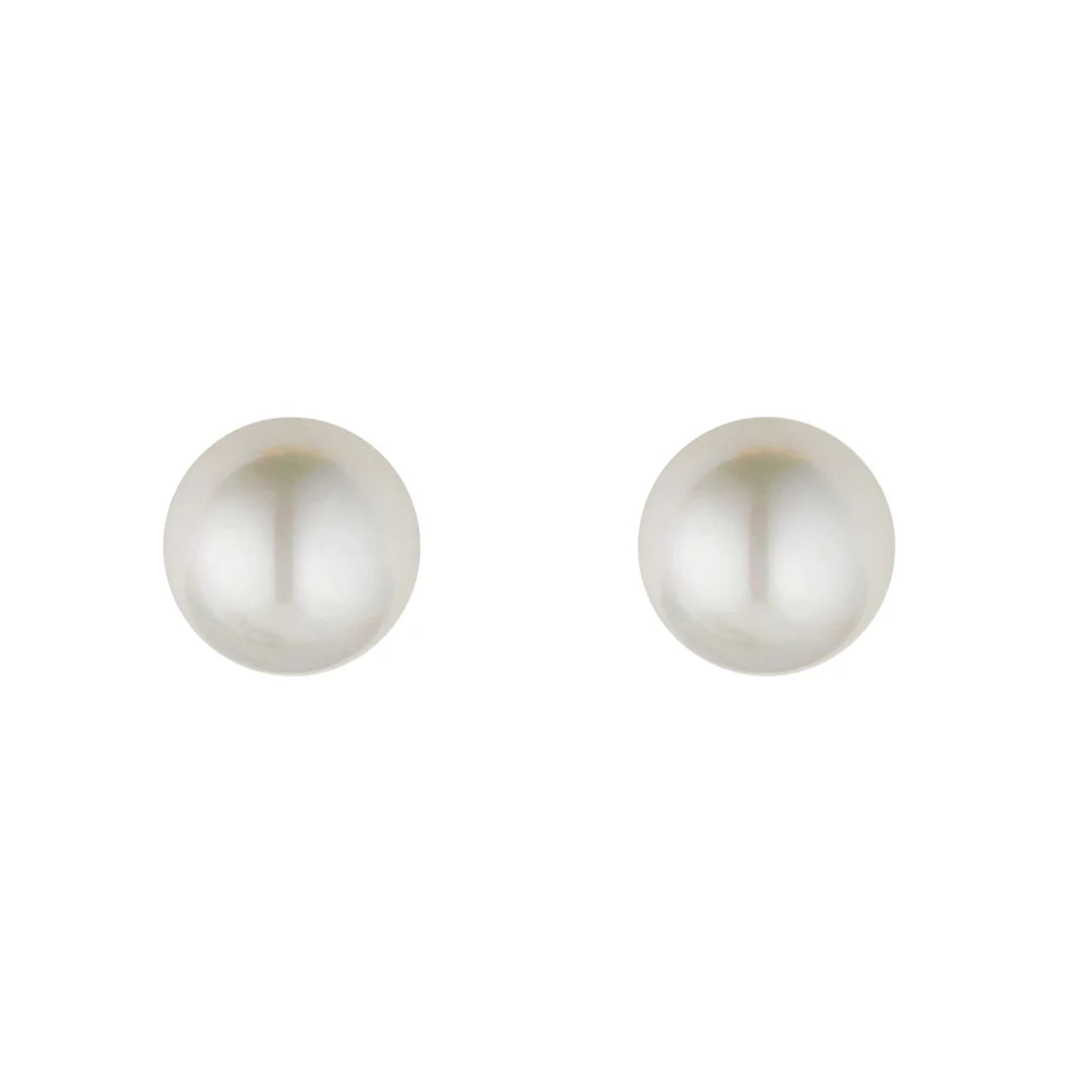 Sterling Silver 6mm Freshwater Pearl Stud Earrings
