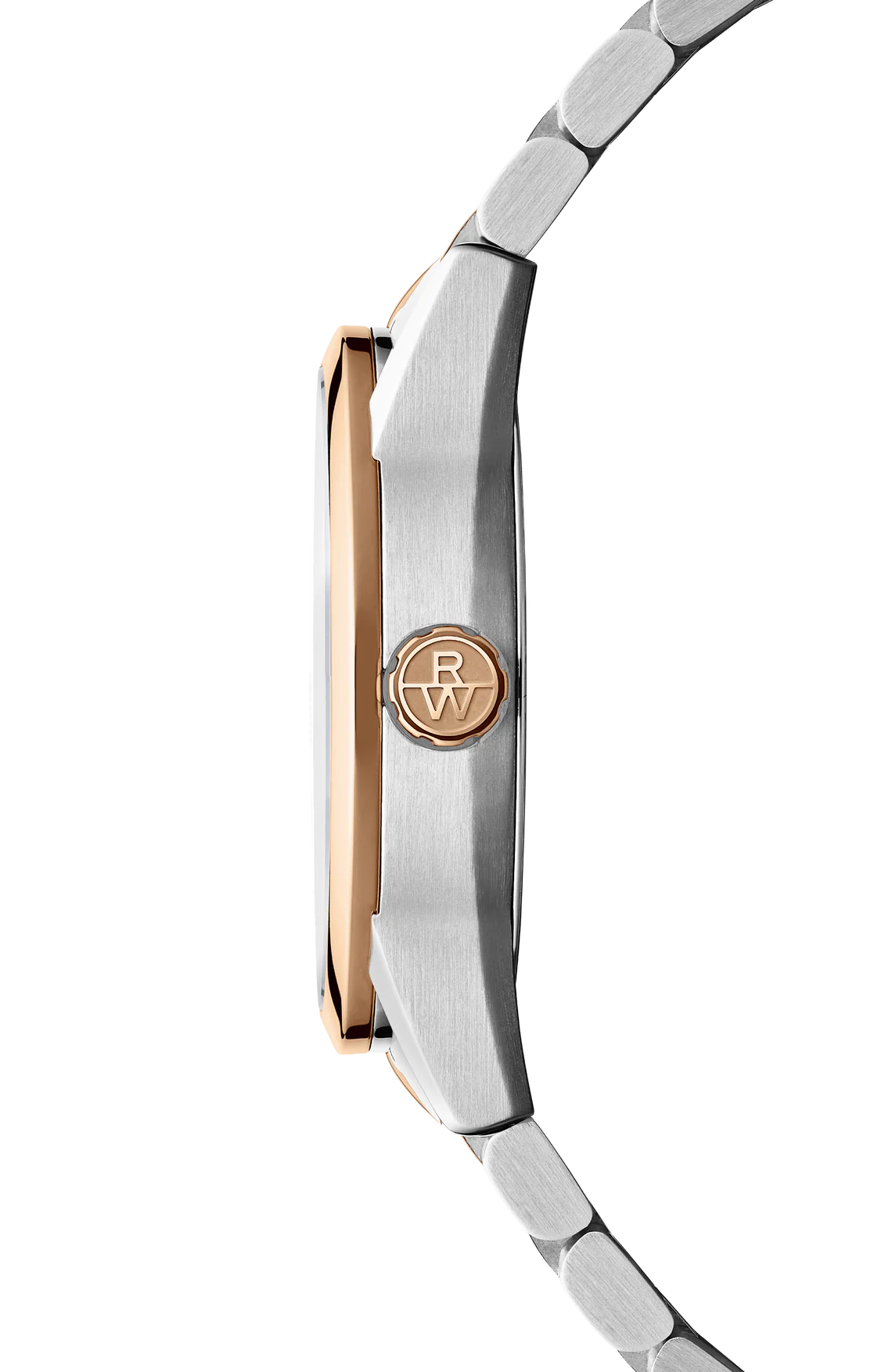 Raymond Weil 42mm Freelancer Automatic Black Dial Rose Gold Stainless Steel Bracelet Watch