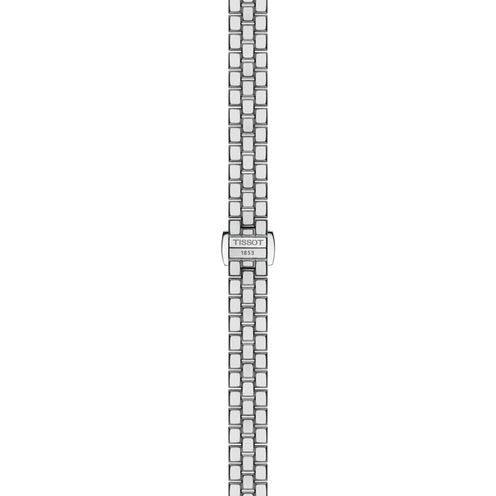 Tissot 20mm Silver Lovely, Square Blue Dial, Ladies Bracelet Watch