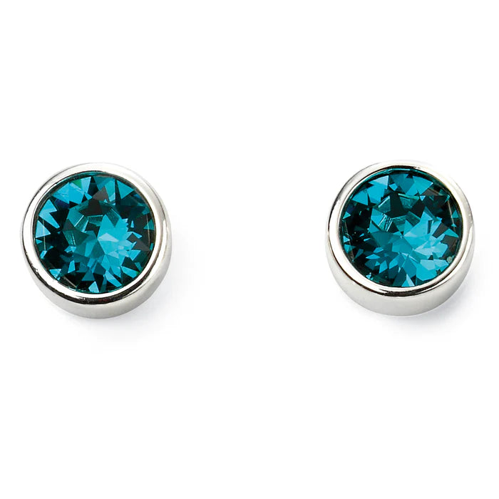 Sterling Silver Crystal Birthstone Earring's
