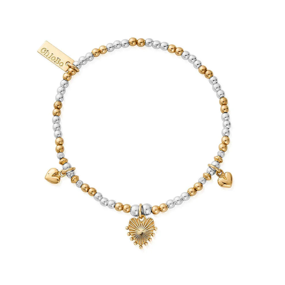 ChloBo Two Tone Everyday Love Bracelet