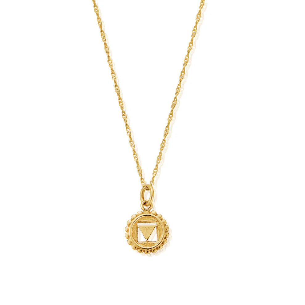 ChloBo Yellow Gold Plated Root Chakra Necklace