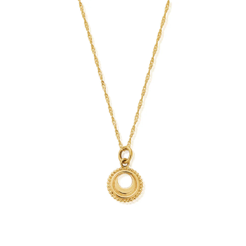 ChloBo Yellow Gold Plated Sacral Chakra Necklace