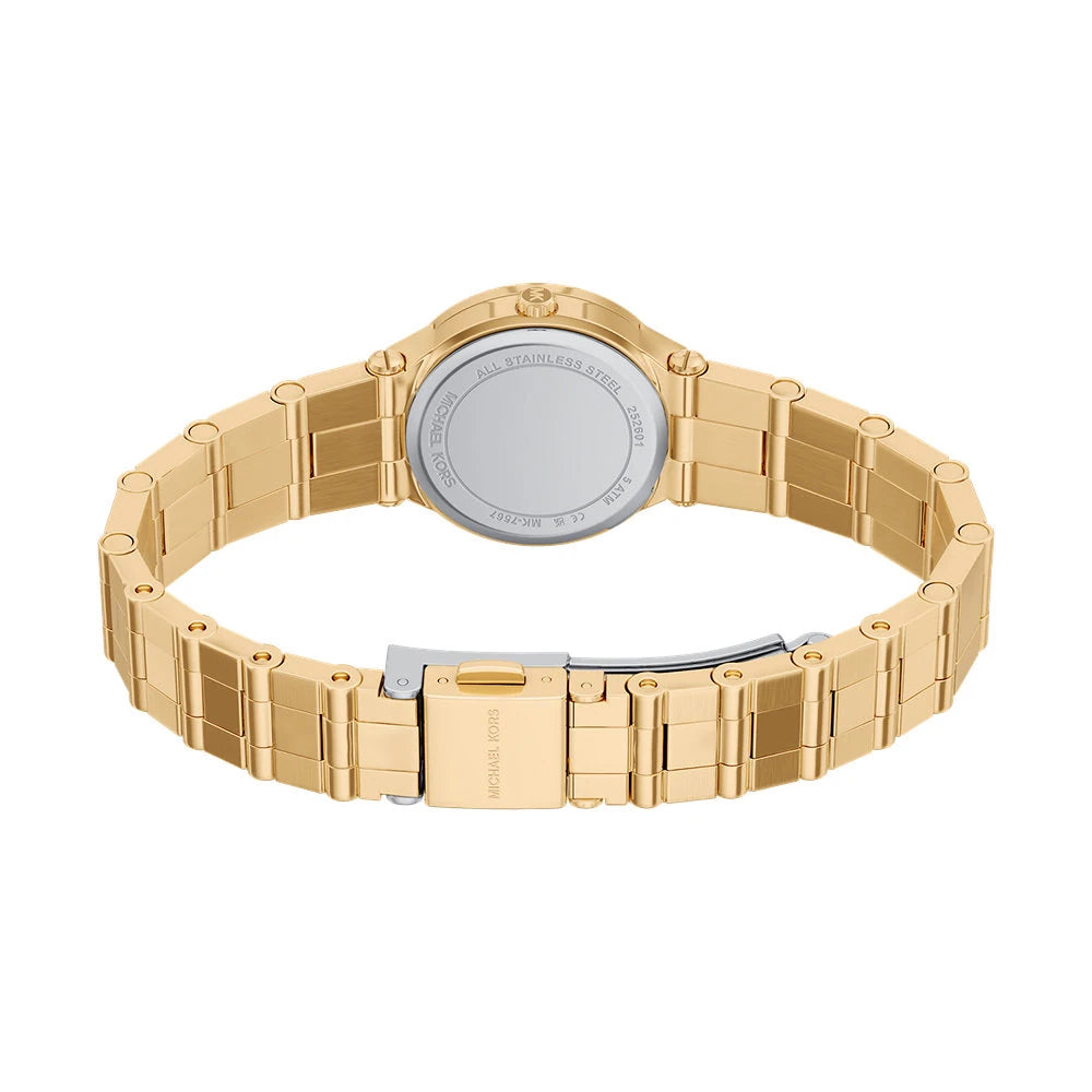 Michael Kors 26mm Ladies Petite Billie Mother of Pearl Dial Gold-Tone Watch