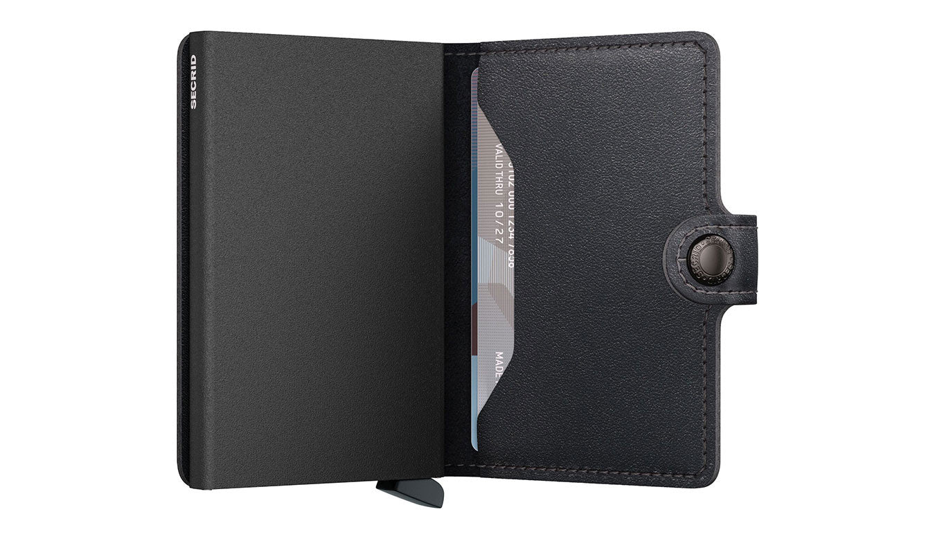 SECRID Powder Black Mini Wallet