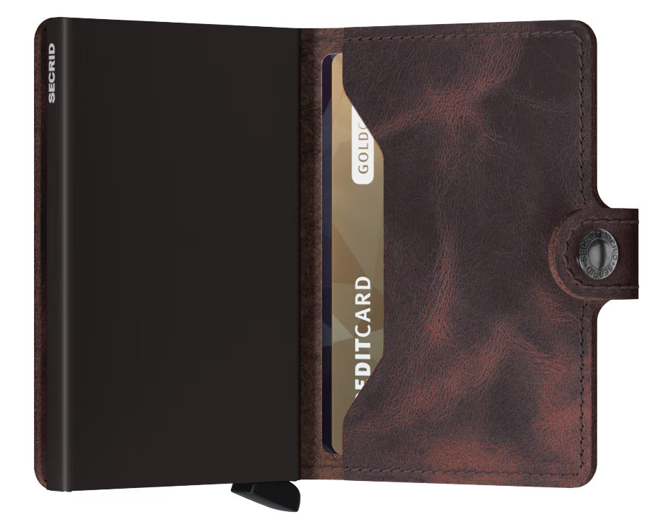 SECRID Chocolate Brown Mini Wallet