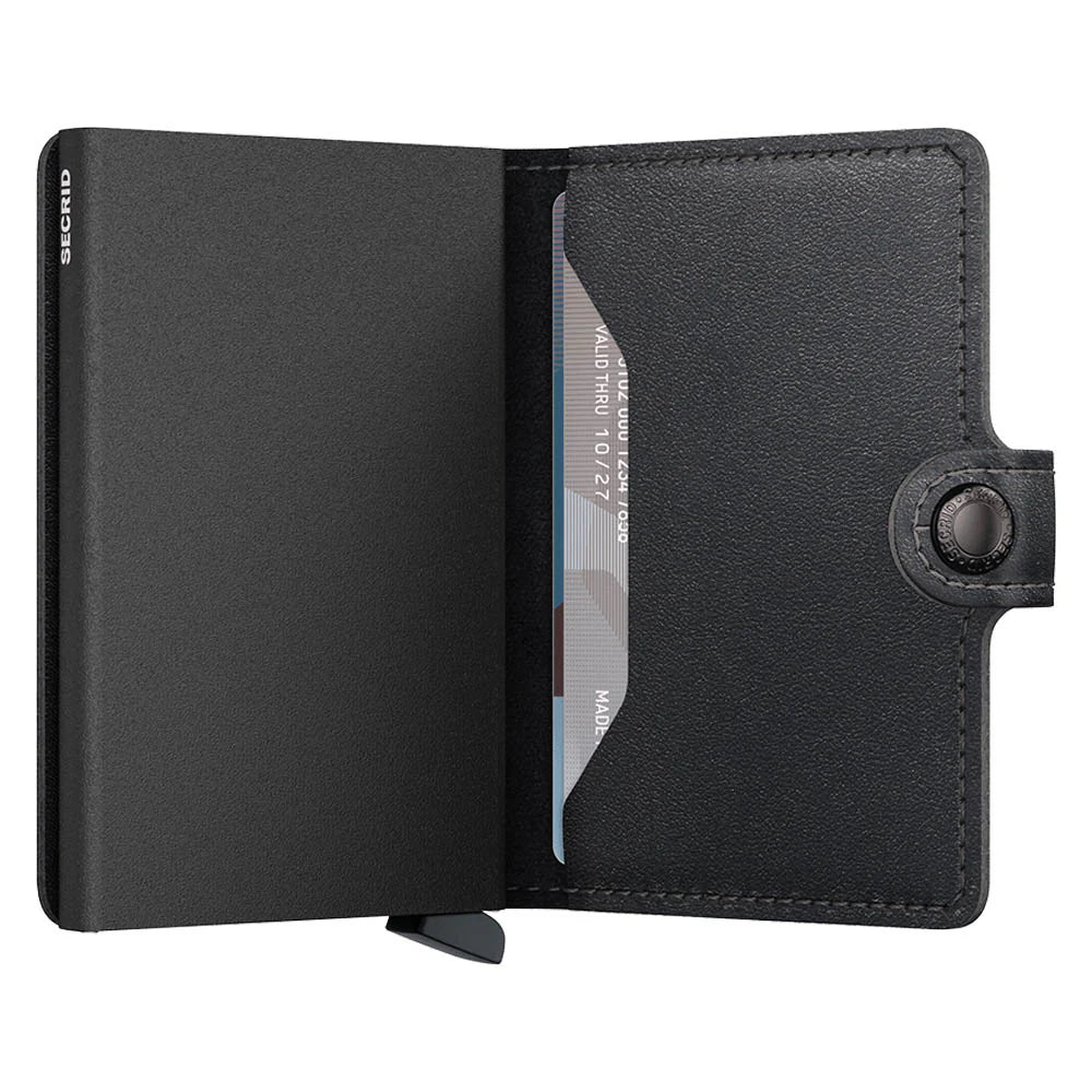 SECRID Powder Black Mini Wallet