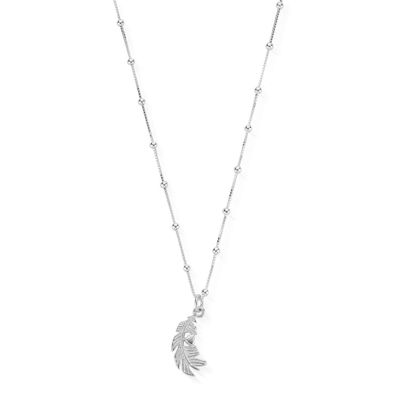 A image of the product ChloBo Sterling Silver Moon and Star Pendant Necklace