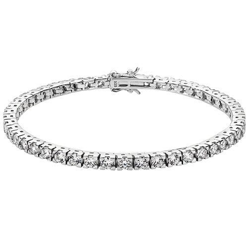 Sterling Silver CZ Tennis Bracelet