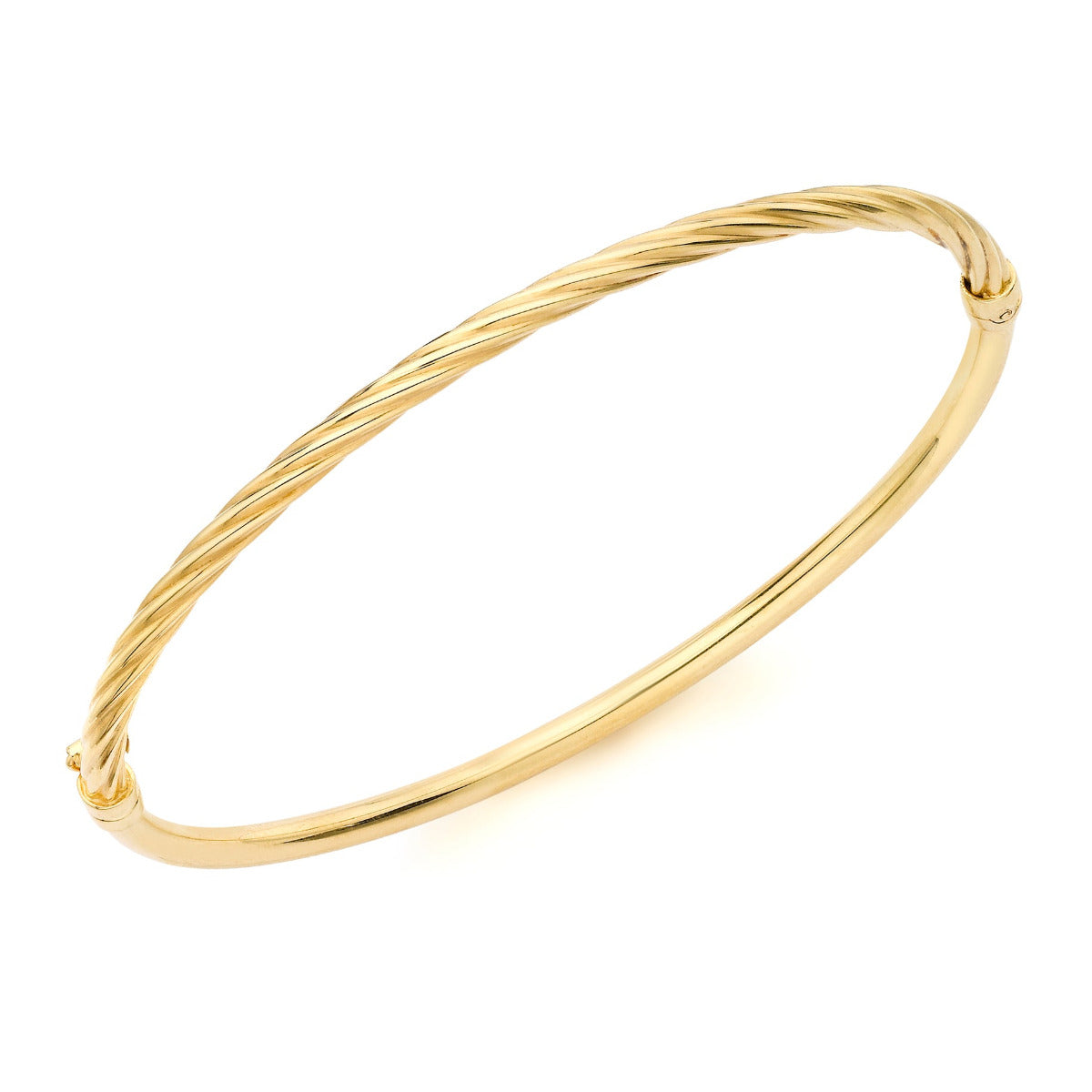 9ct Yellow Gold Half Twist Bangle