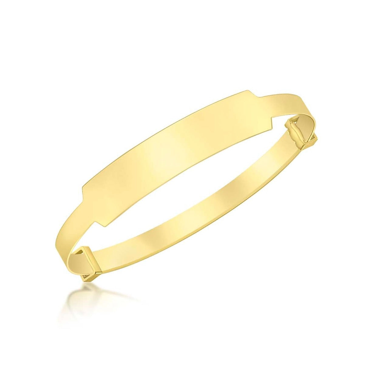 9ct Yellow Gold Expandable Baby Bangle