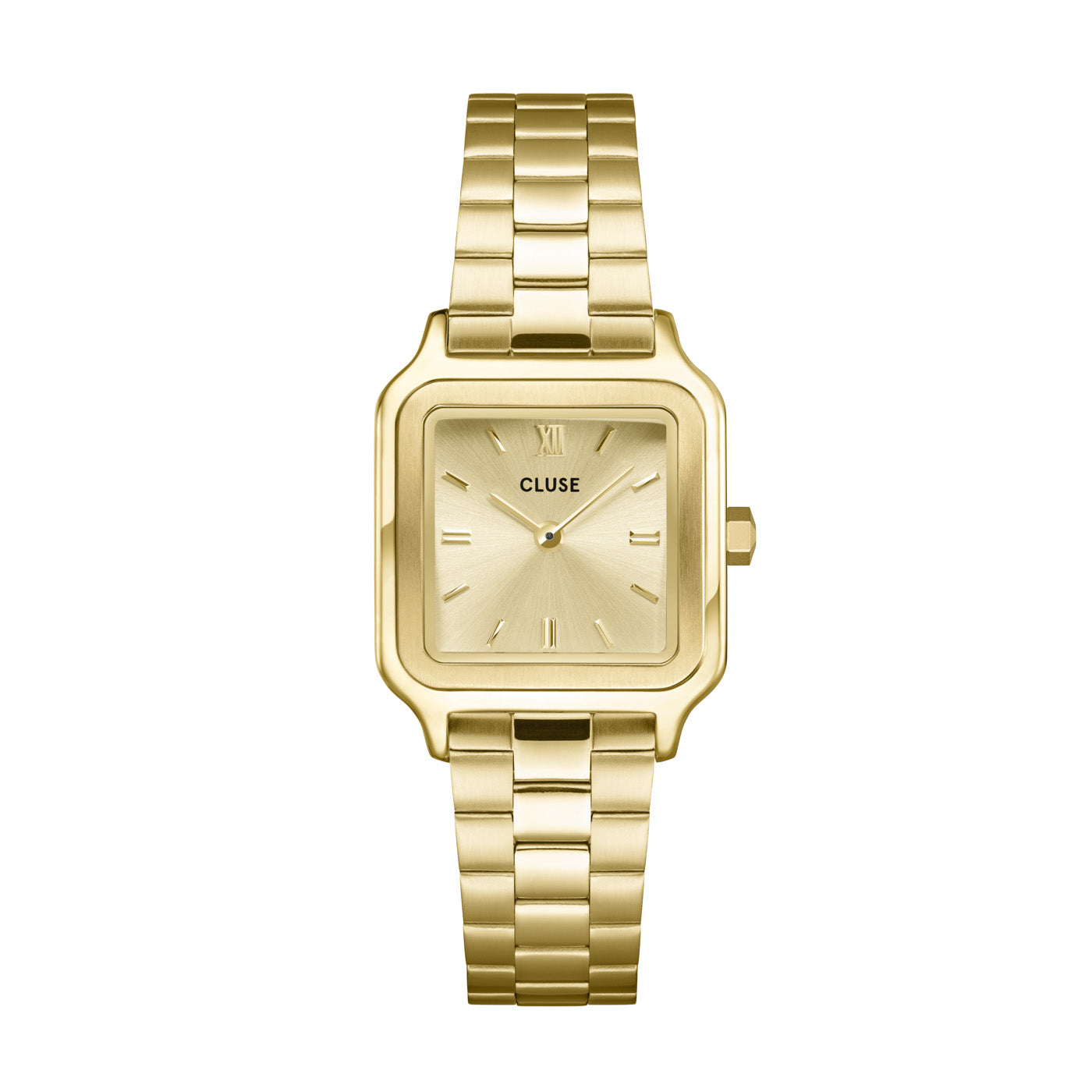 An image of Cluse 24mm Gracieuse Petite All Gold Toned Bracelet Watch From official stockists Jack Murphy Jewellers