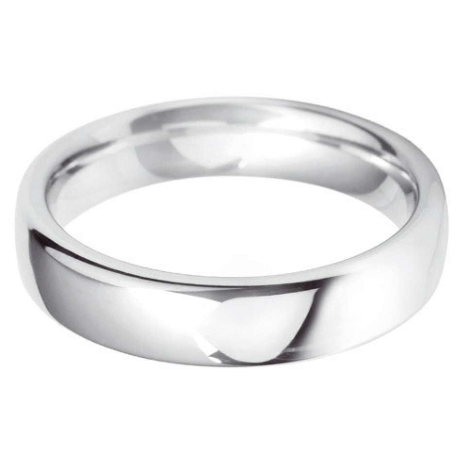 Platinum Classic Court Heavy 5mm Wedding Band media 1 of 1