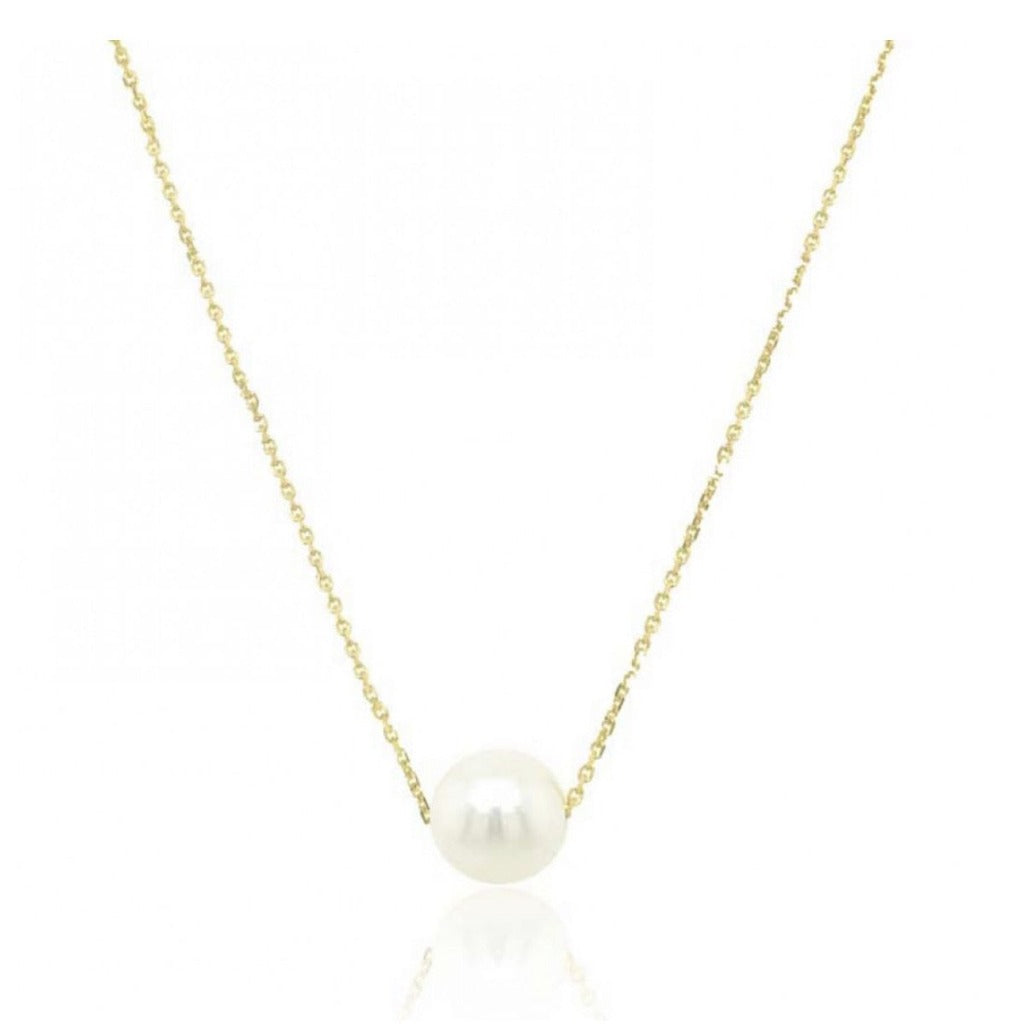 9ct Yellow Gold Culture Pearl Necklace