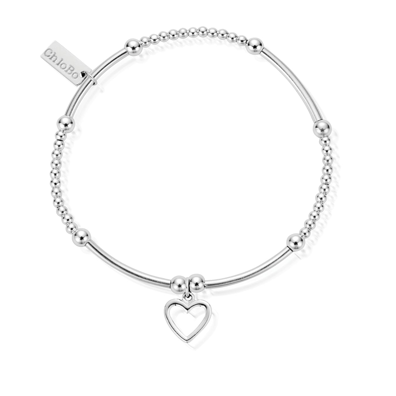 A image of the product ChloBo Sterling Silver Medium Ball Dreamball Bracelet