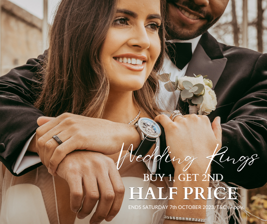 Buy 1 Wedding Ring, Get 2nd Half Price!