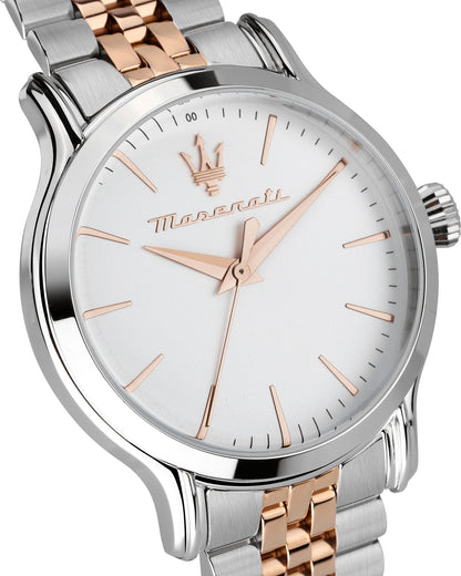 Maserati 34mm Epoca Two Toned Stainless Steel Watch