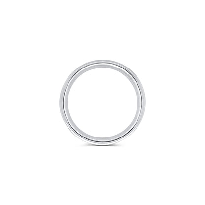 Platinum Emerald & Diamond Half Eternity Ring, 0.36ct