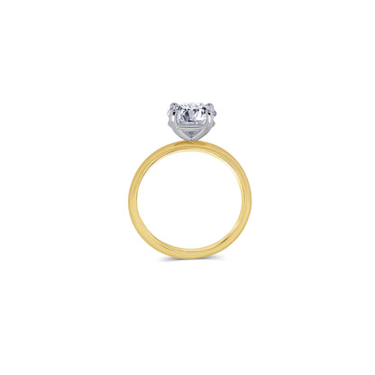 Laboratory Grown, Brilliant Round Solitaire Diamond, 18ct Yellow Gold Band, 2.00ct