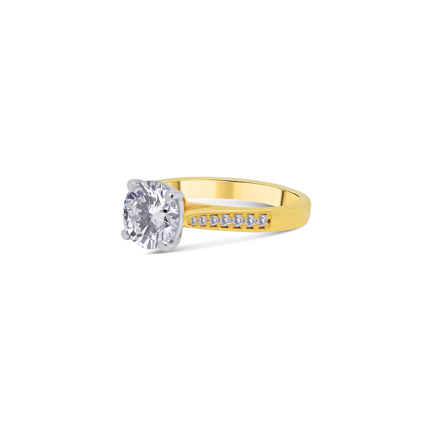 Laboratory Grown, Brilliant Round & Hidden Halo Diamonds, 18ct Yellow Gold Band, 1.63ct