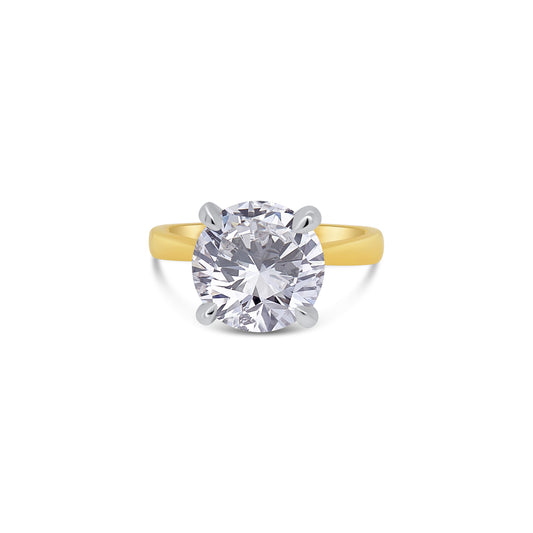 Laboratory Grown, Brilliant Round Diamond Solitaire, 18ct Yellow Gold, 3.00ct