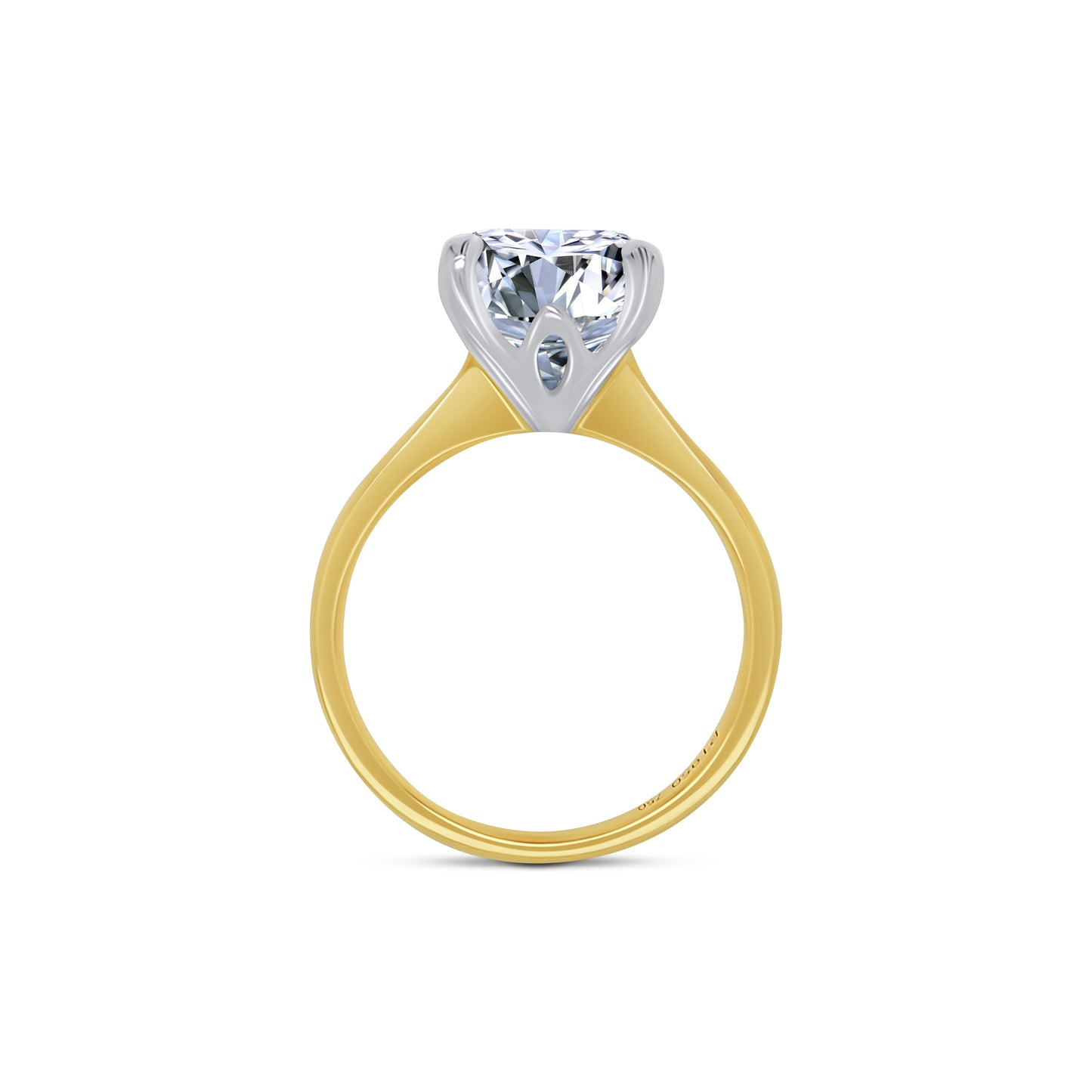 Laboratory Grown, Brilliant Round Diamond Solitaire, 18ct Yellow Gold, 3.00ct
