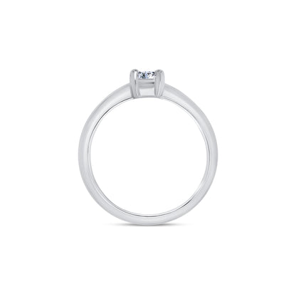 Laboratory Grown, Radiant Solitaire Diamond Ring, Platinum Band, 0.70ct