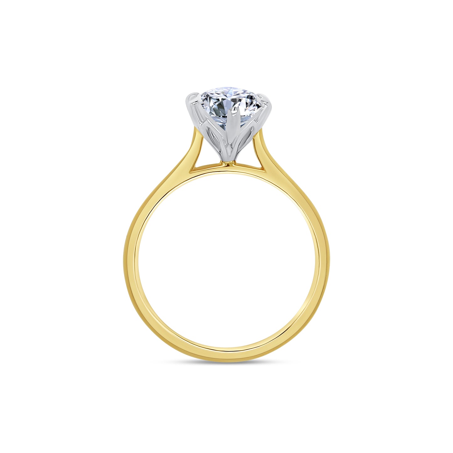 Laboratory Grown, Marquise Solitaire Diamond, 18ct Yellow Gold Band, 2.03ct