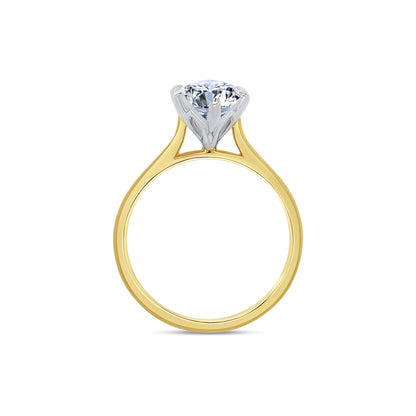 Laboratory Grown, Marquise Solitaire Diamond, 18ct Yellow Gold Band, 2.03ct