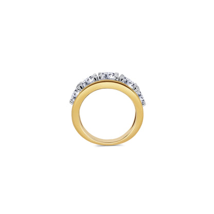 Laboratory Grown Diamond, Brilliant Round Five Stone, 18ct Yellow Gold, 3.54ct