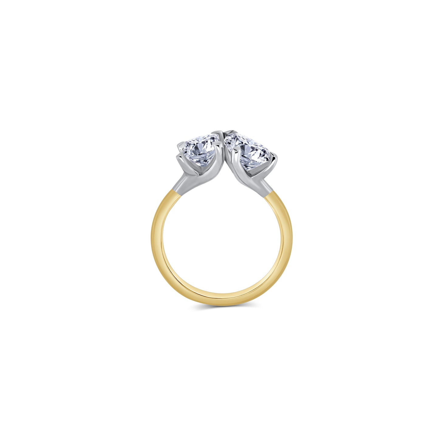 Laboratory Grown, Toi et Moi Radiant & Pear Two Stone, 18ct Yellow Gold, 3.01ct