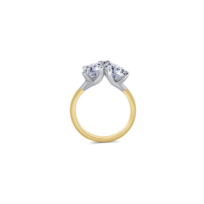 Laboratory Grown, Toi et Moi Radiant & Pear Two Stone, 18ct Yellow Gold, 3.01ct