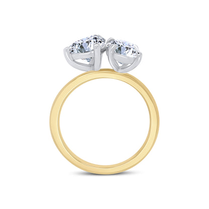 Laboratory Grown, Toi et Moi Pear & Oval Two Stone, 18ct Yellow Gold, 2.05ct
