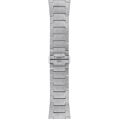 Tissot 40mm Automatic PRX, Ice Blue Guilloché & Date Dial, Gents Bracelet Watch