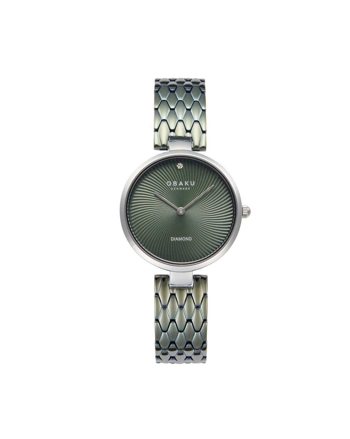 Obaku 32mm DIAMANT - FOREST Stainless Steel Diamond Set Watch