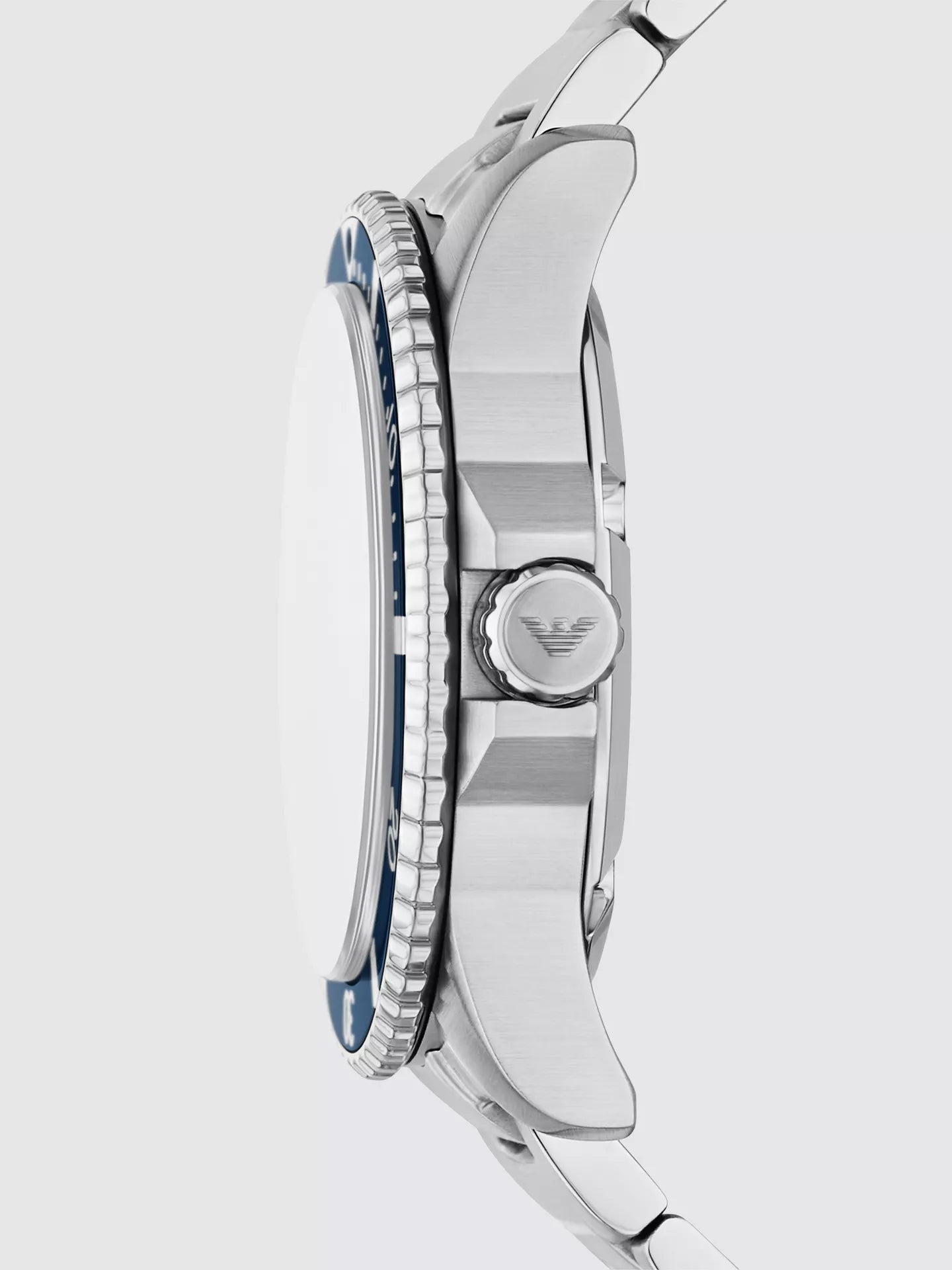 Emporio Armani 43mm Men's World Explorer Blue Dial Bracelet Watch