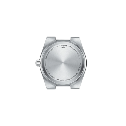 Tissot 35mm Silver PRX, Pink & Date Dial, Ladies Bracelet Watch