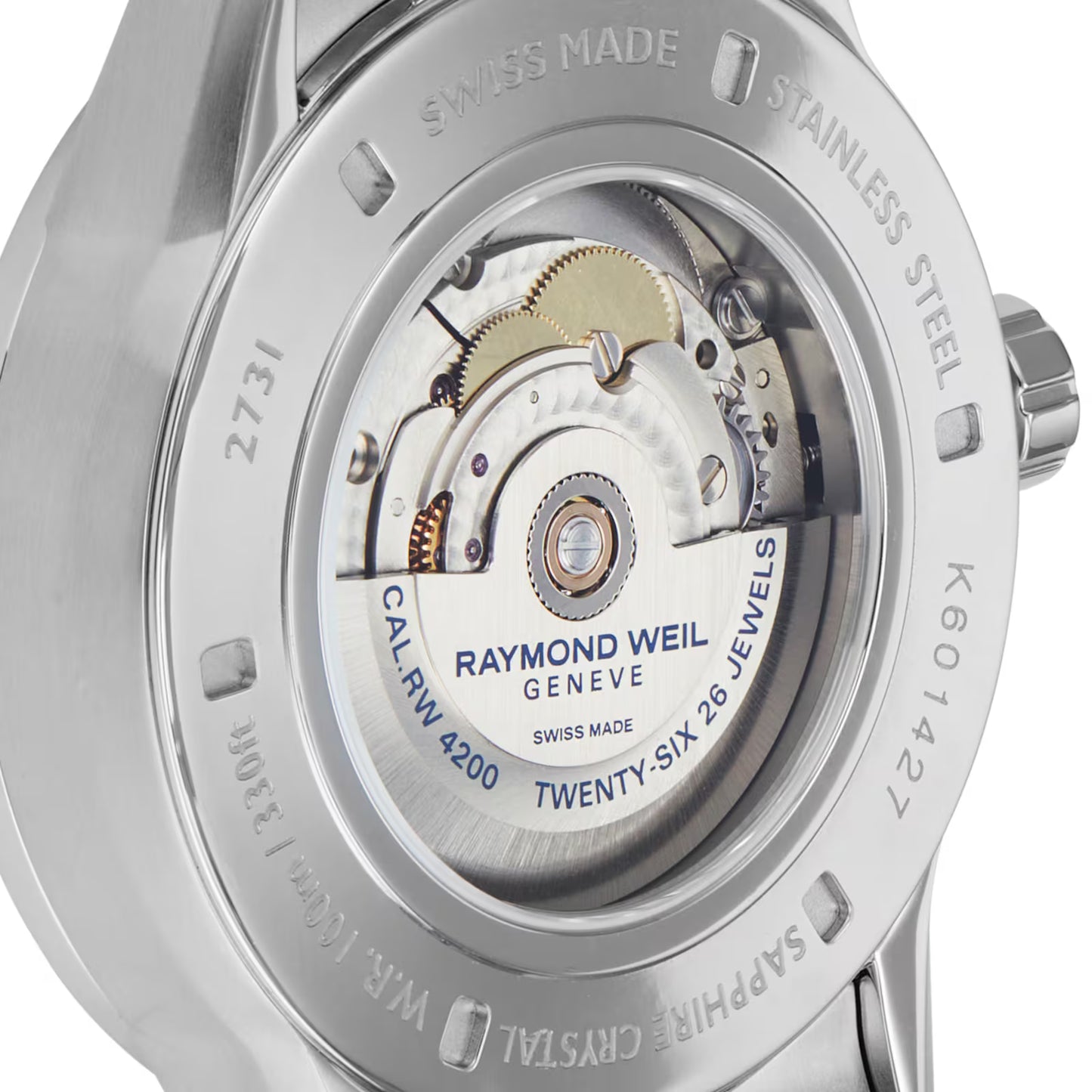 Raymond Weil 42mm Freelancer Automatic Green Dial Stainless Steel Bracelet Watch