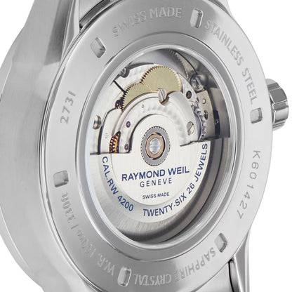 Raymond Weil 42mm Freelancer Automatic Green Dial Stainless Steel Bracelet Watch